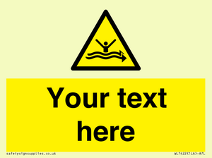 Custom Warning strong currents